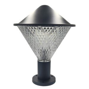 Garden bollard lights along pathway Sri Lanka