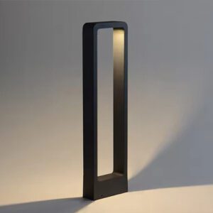 Garden bollard lights along pathway Sri Lanka