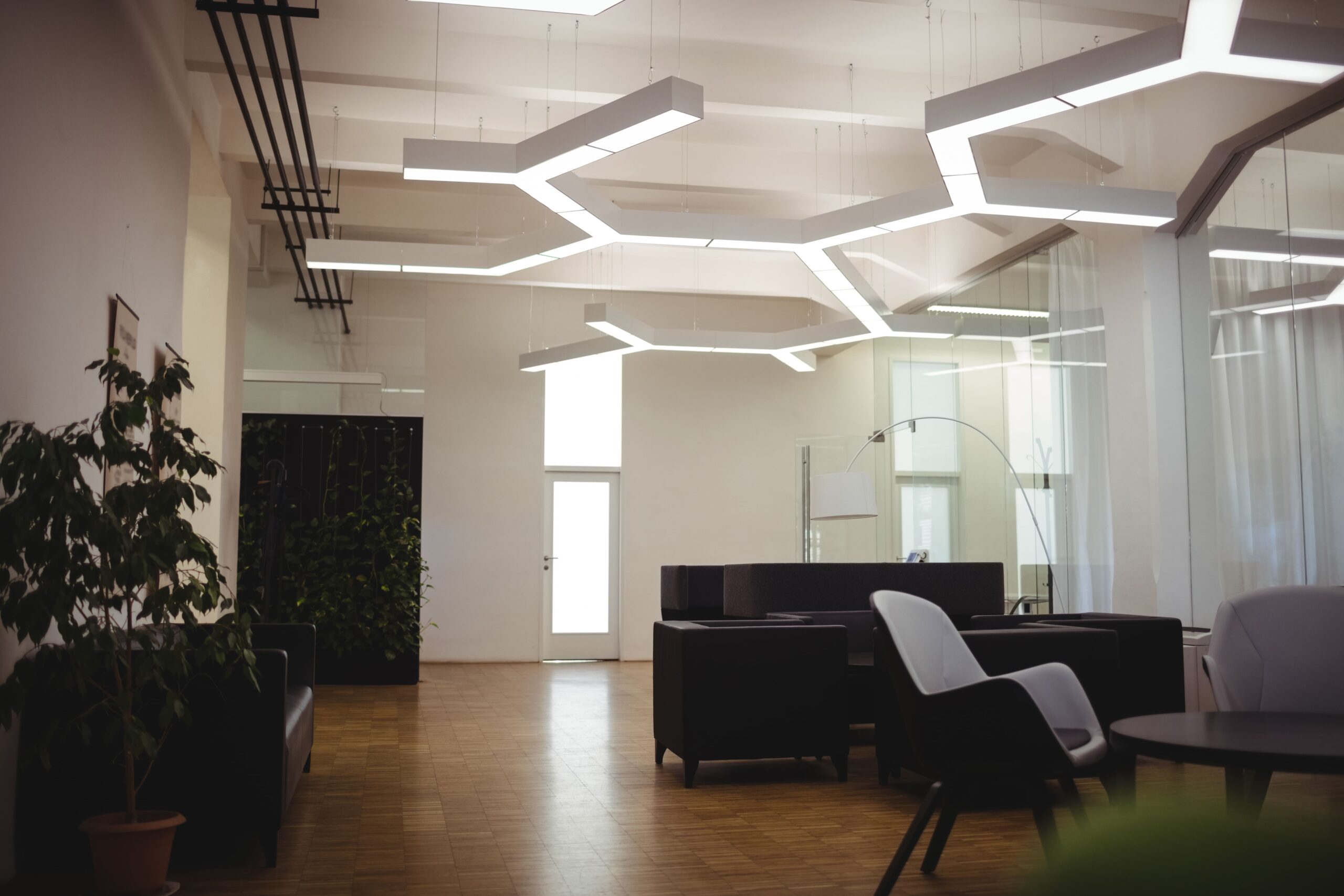 Commercial lighting fixtures for retail, office, and warehouse spaces in Sri Lanka