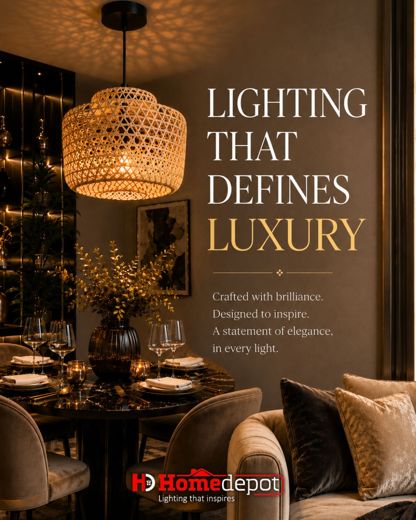 Modern pendant light price guide in Sri Lanka over a dining table from The Home Depot